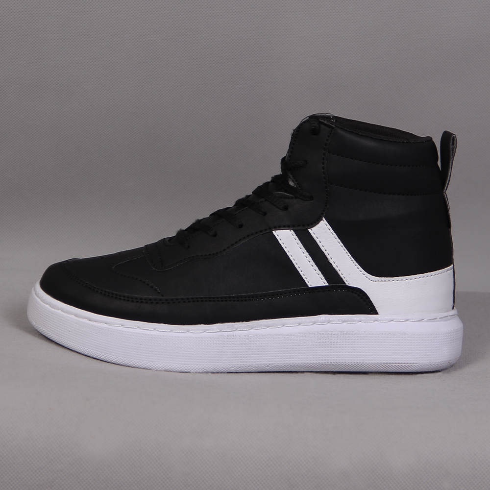 کفش ساقدار دو خط مشکی